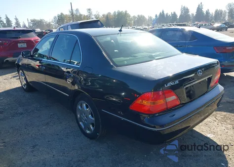 2001 Lexus Ls 430 из США, поврежденный, VIN JTHBN30F110011038